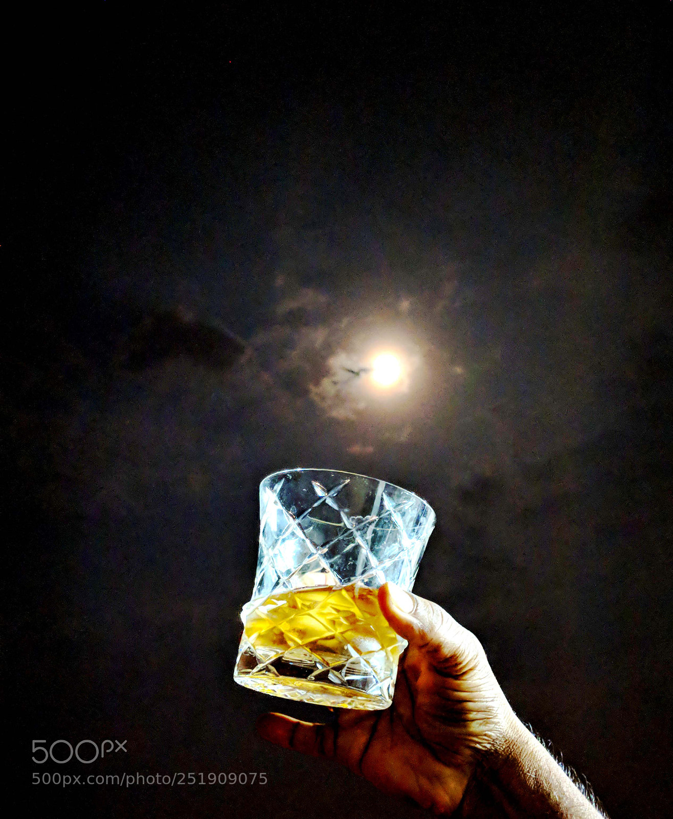 Google Pixel 2 sample photo. Salute...to the moon and photography
