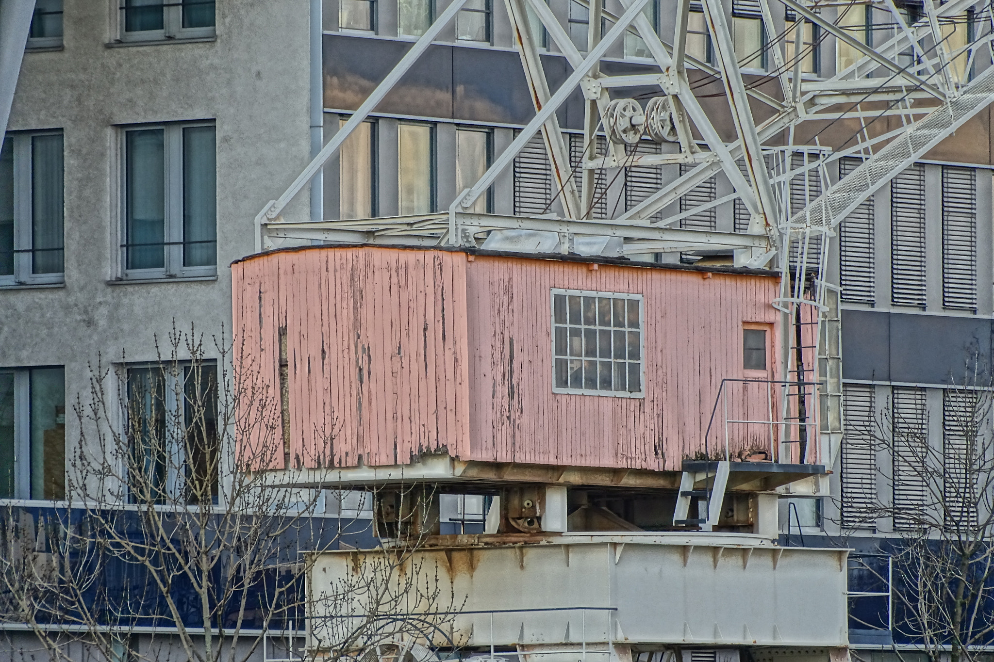 Sony Cyber-shot DSC-HX350 sample photo. Kran an der marina duisburg photography