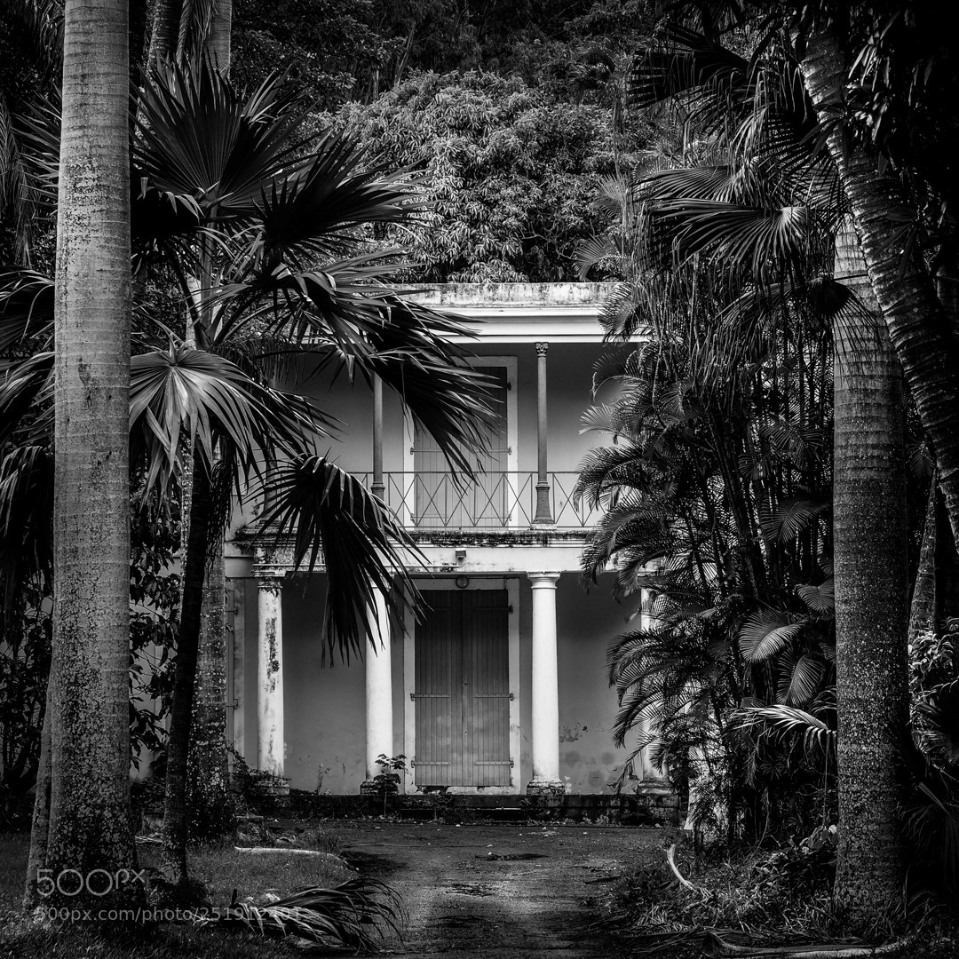 Olympus OM-D E-M10 II sample photo. Creole house, reunion island photography
