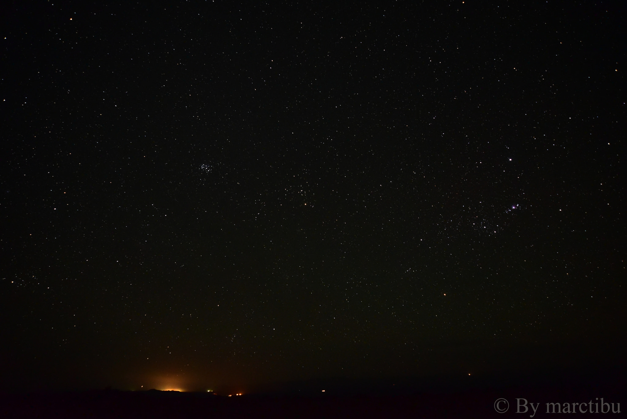 AF Zoom-Nikkor 24-120mm f/3.5-5.6D IF sample photo. Starry night photography