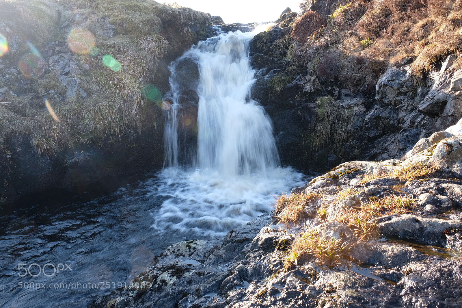 Fujifilm X-T20 sample photo. Earls burn waterfall () photography