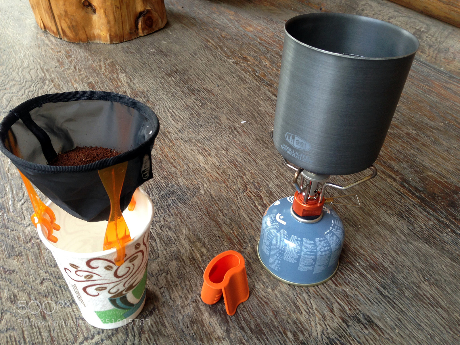 Apple iPhone 5 sample photo. Camp coffee photography