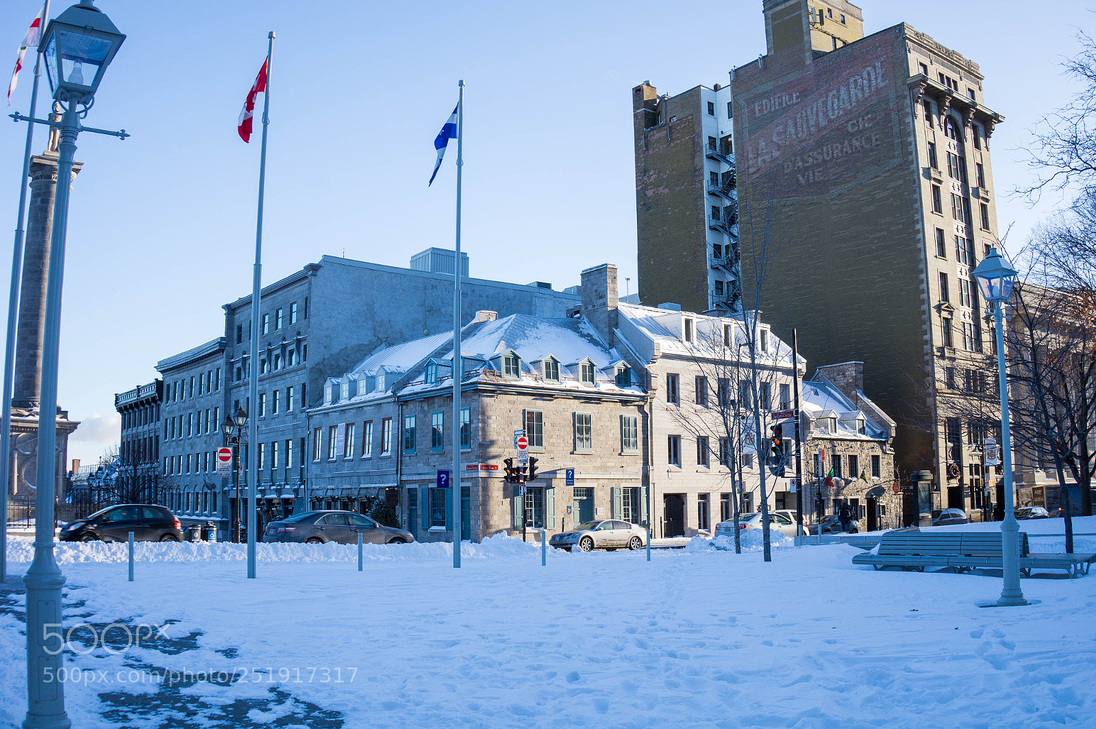 Sony Alpha a3500 sample photo. Winter in montreal photography