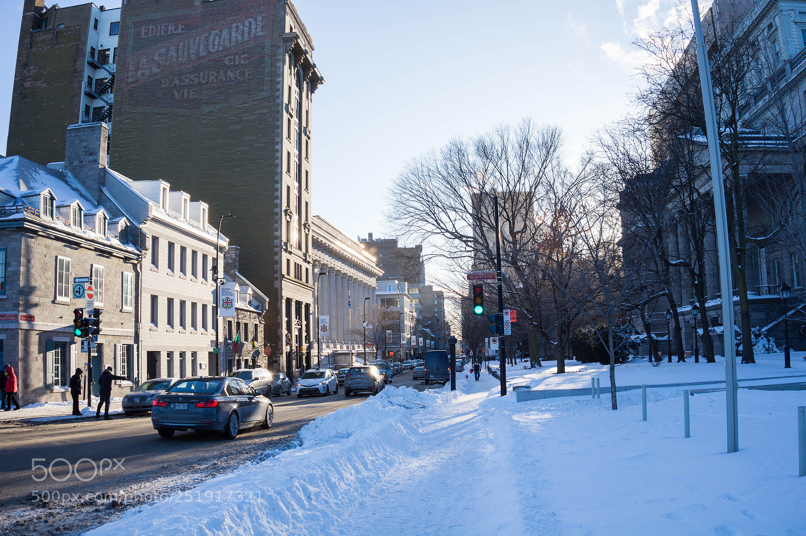 Sony Alpha a3500 sample photo. Winter in montreal photography