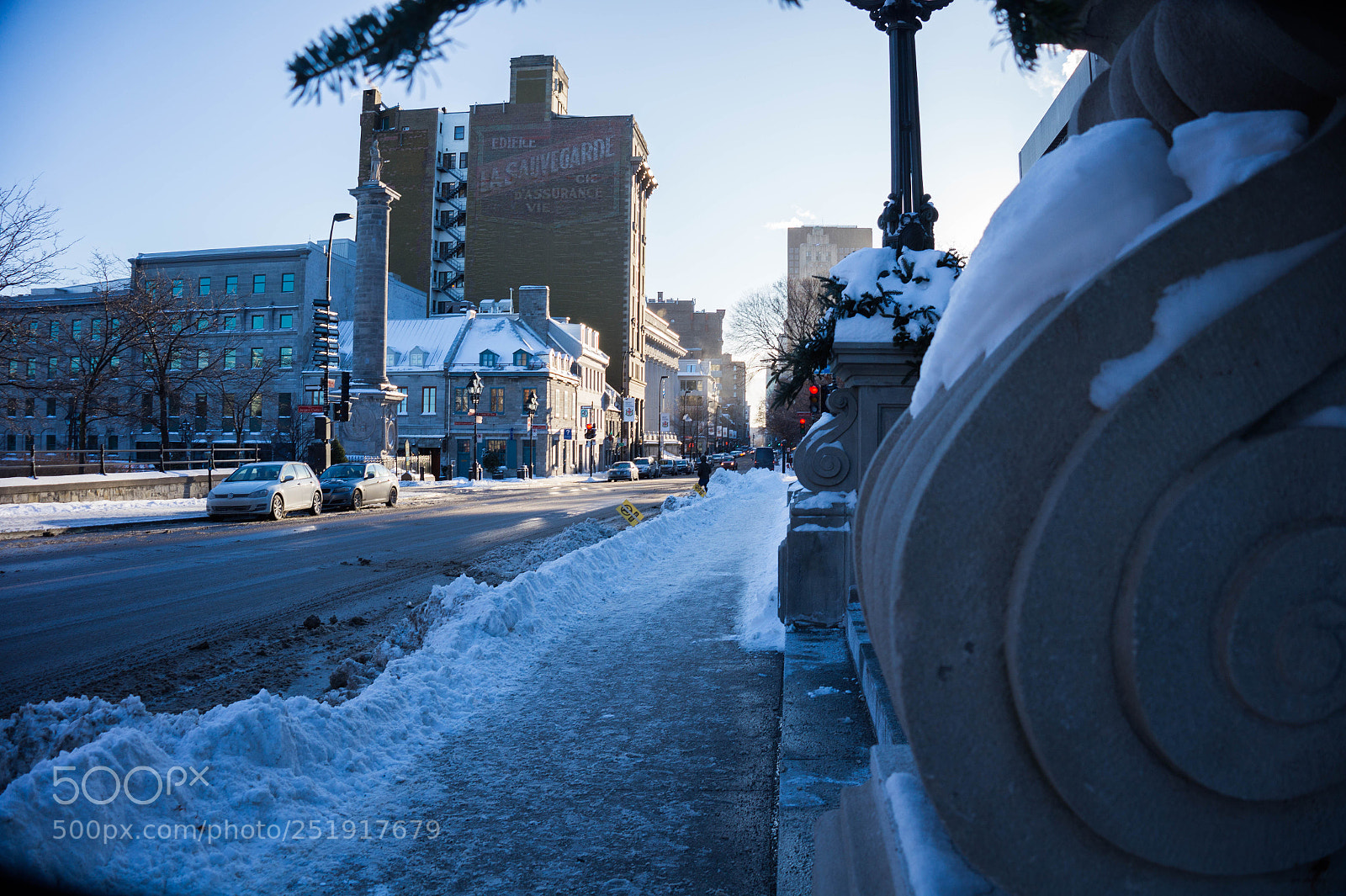 Sony Alpha a3500 sample photo. Winter in montreal photography