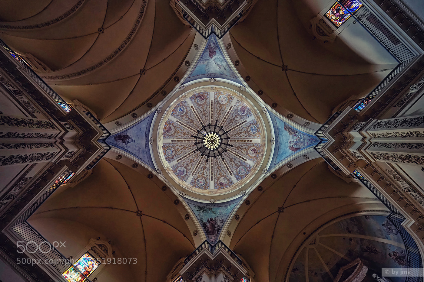 Sony a7 sample photo. Ceiling iglesia de san photography
