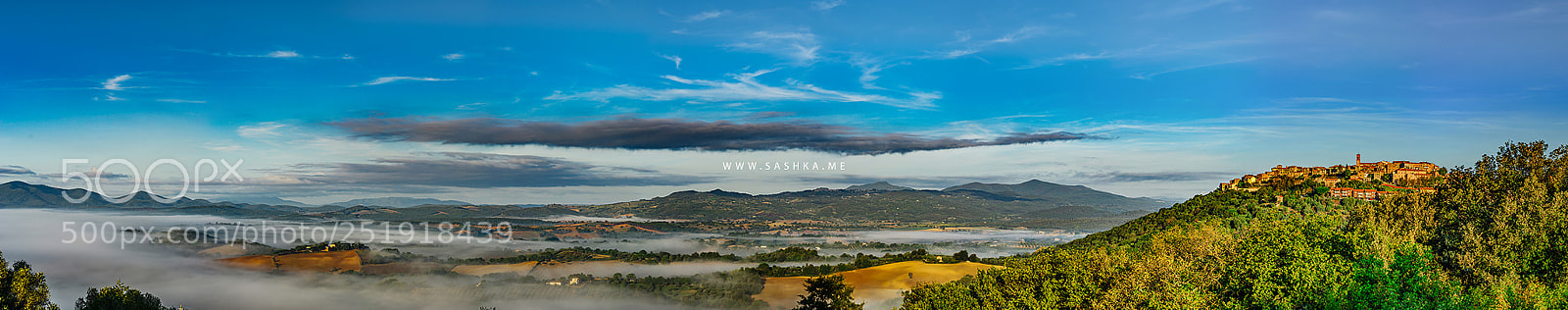 Sony a99 II sample photo. Tuscany hills covered by photography