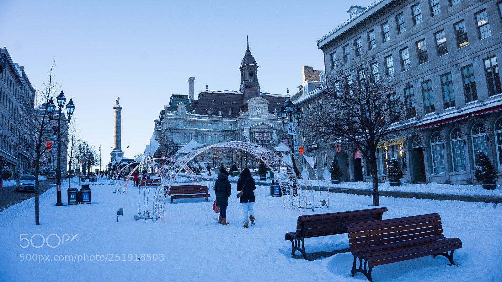 Sony Alpha a3500 sample photo. Winter in montreal photography