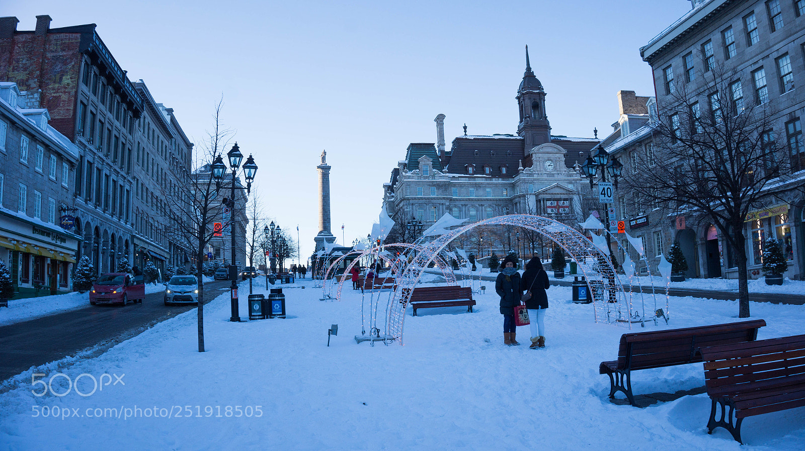 Sony Alpha a3500 sample photo. Winter in montreal photography