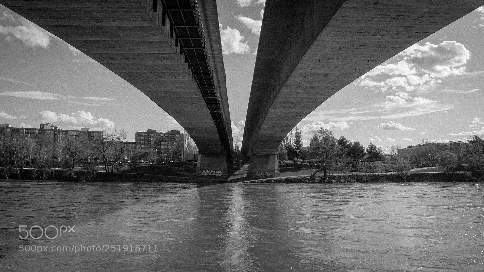 Olympus OM-D E-M10 II sample photo. Under the bridge photography