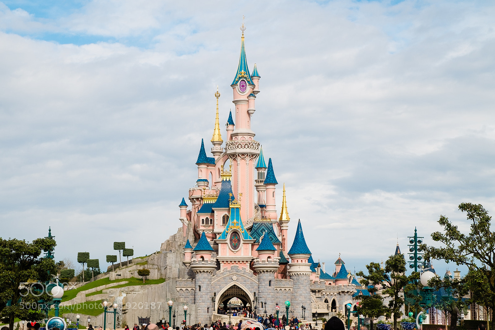 Fujifilm X-E1 sample photo. The castle @ disneyland paris photography