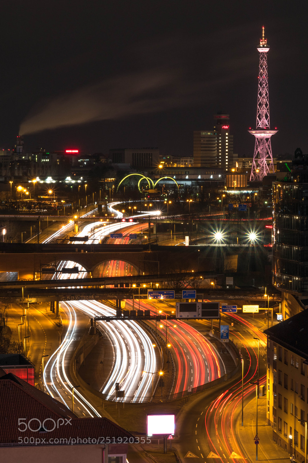 Nikon D5600 sample photo. The trails of light photography