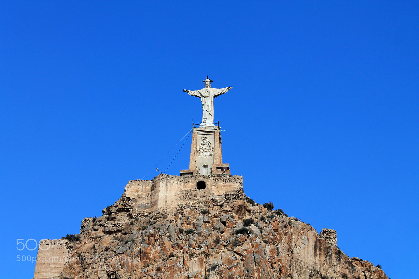 Canon EOS 1100D (EOS Rebel T3 / EOS Kiss X50) sample photo. The statue of jesus. photography