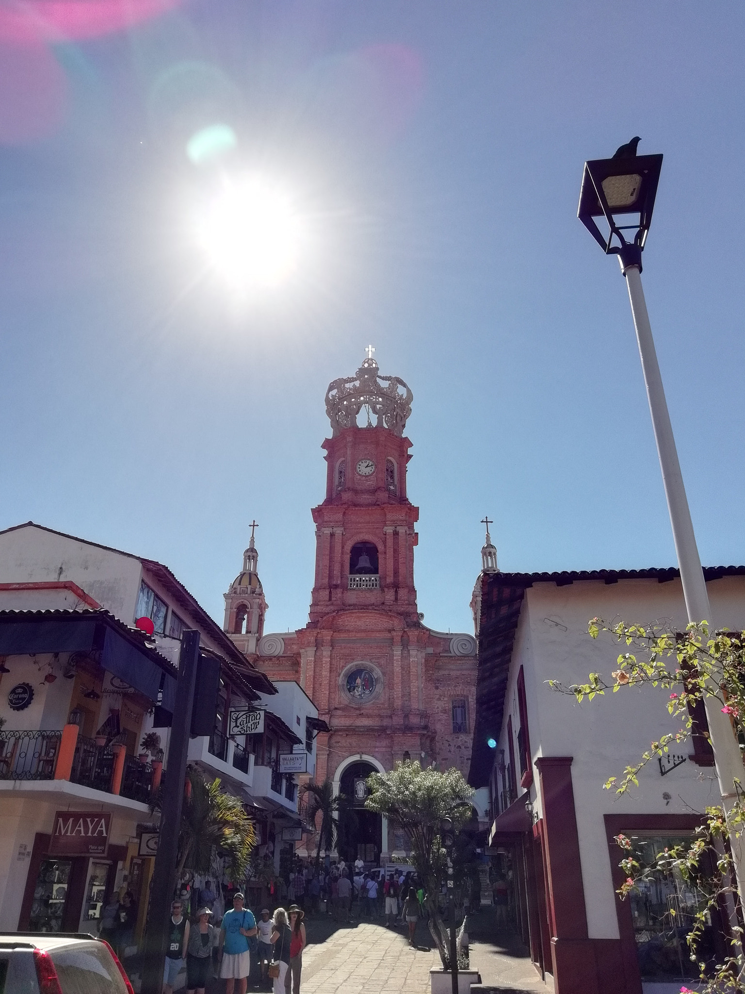 HUAWEI P SMART sample photo. Church and the sun. photography