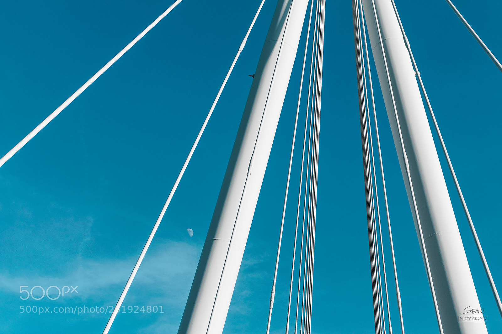 Nikon D3300 sample photo. Blue and white bridge photography
