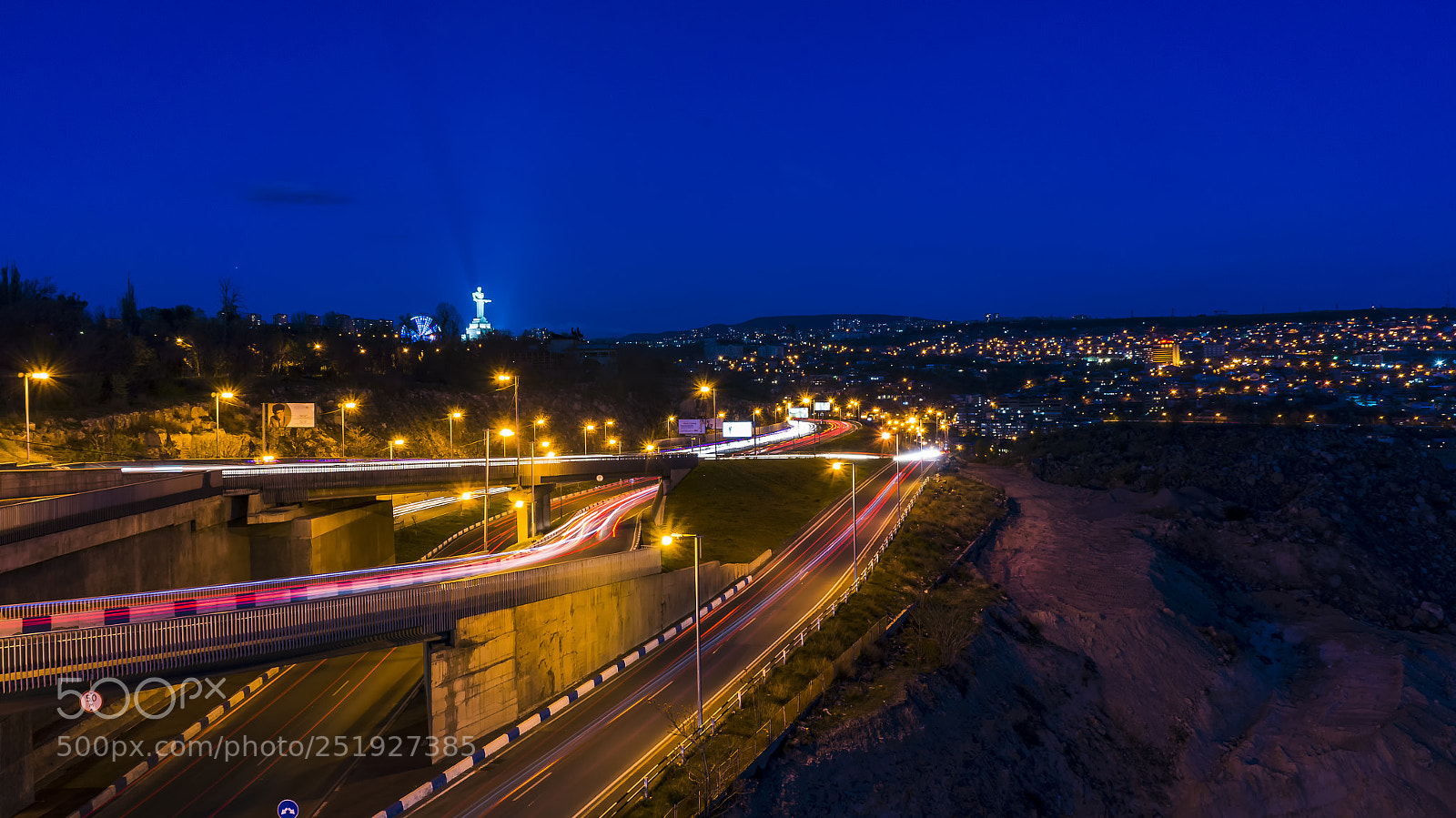 Sony Alpha NEX-5N sample photo. Light trails photography