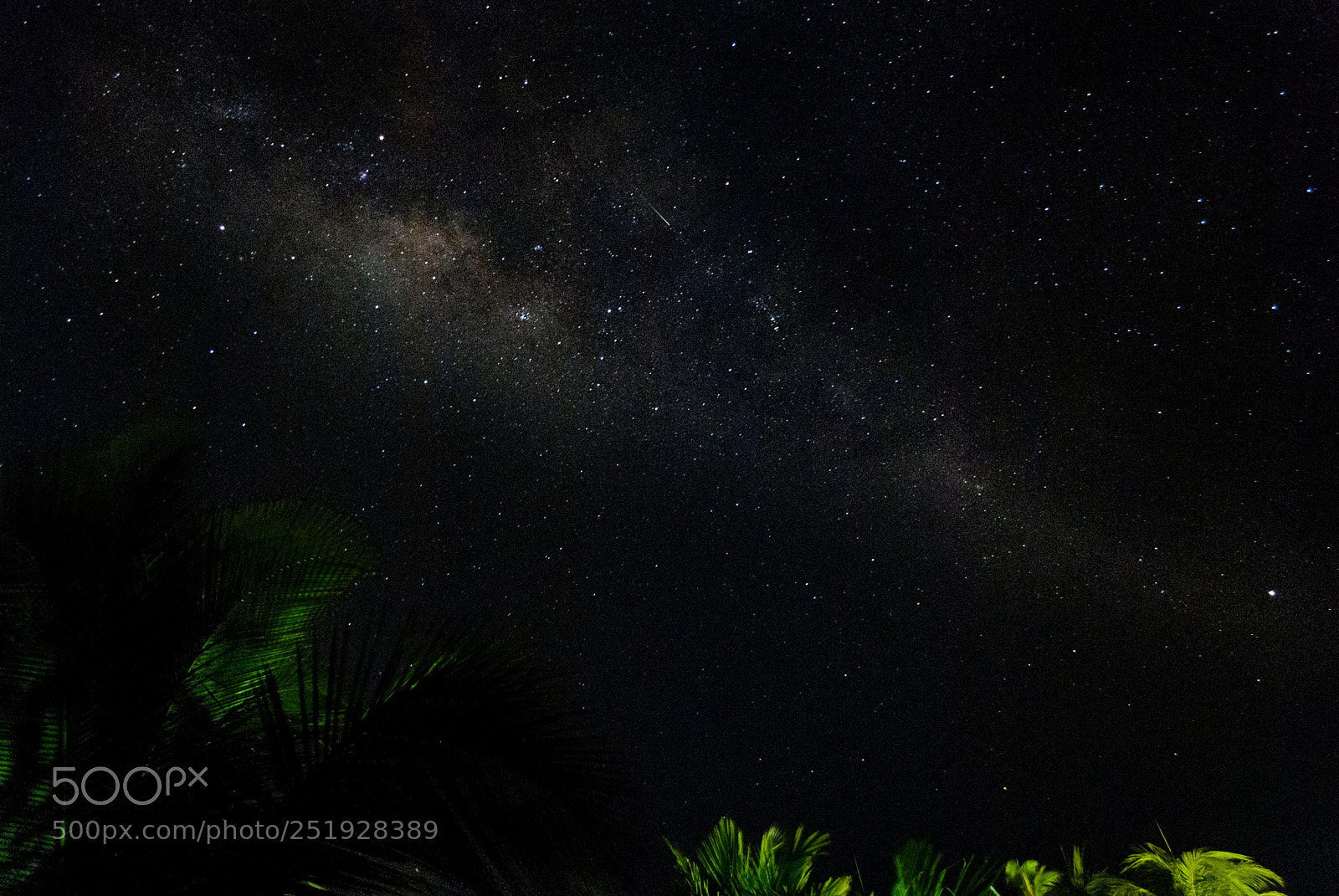 Nikon D3000 sample photo. Milky way seen from photography