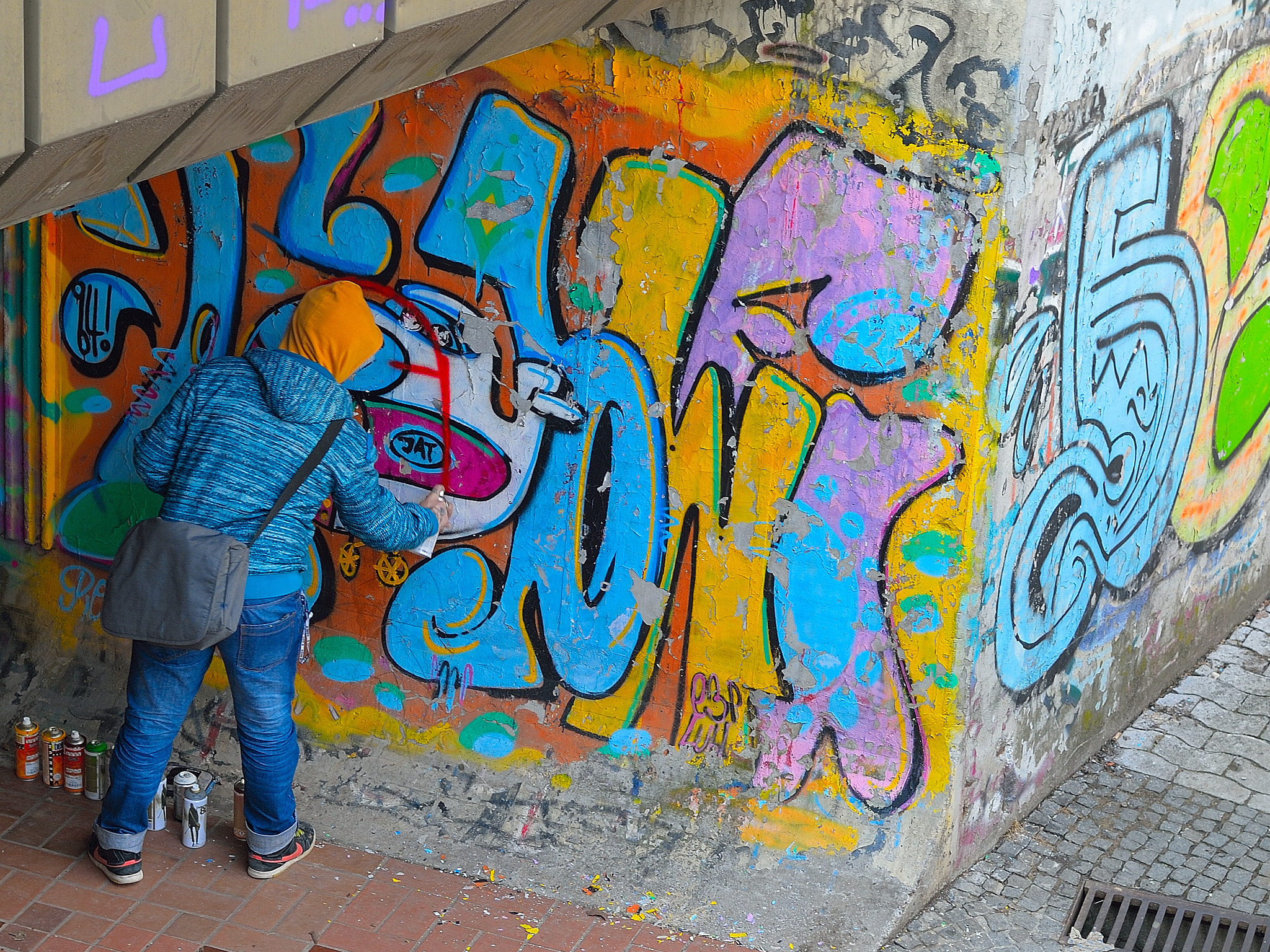 Nikon Df + Nikon AF-S Nikkor 50mm F1.8G sample photo. Street art photography