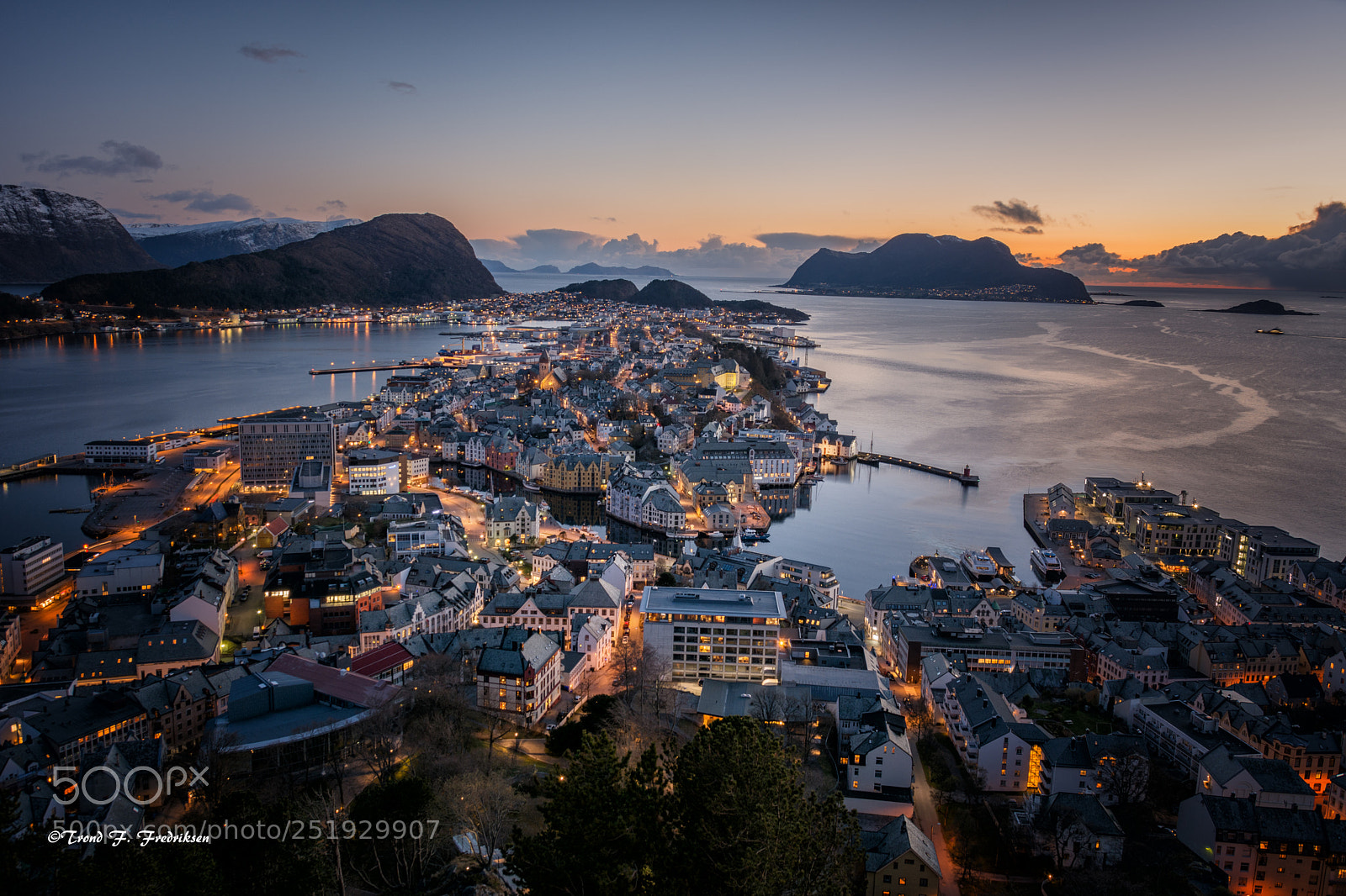Nikon D7100 sample photo. Ålesund sunset photography