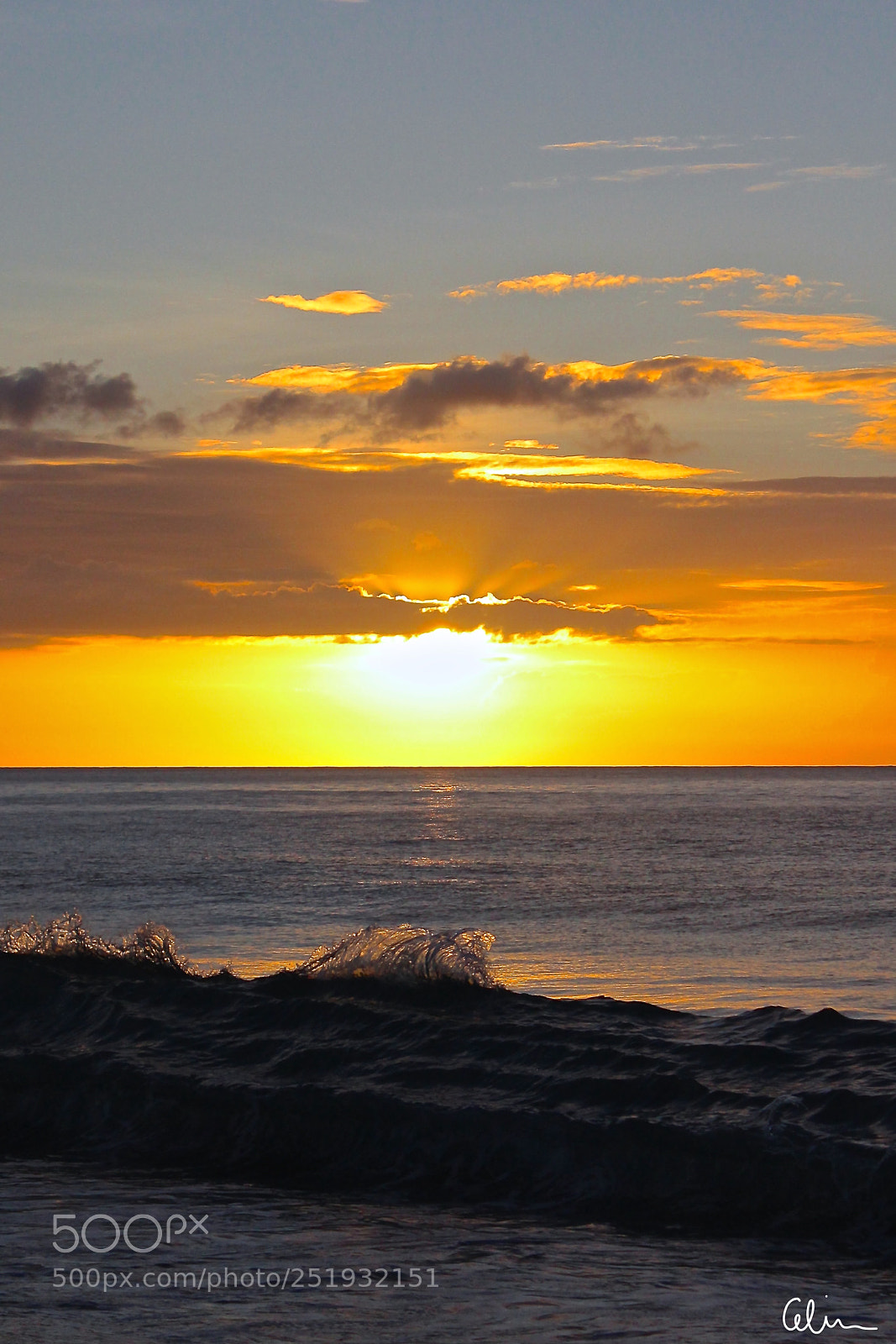 Canon EOS 100D (EOS Rebel SL1 / EOS Kiss X7) sample photo. Sunset waves photography
