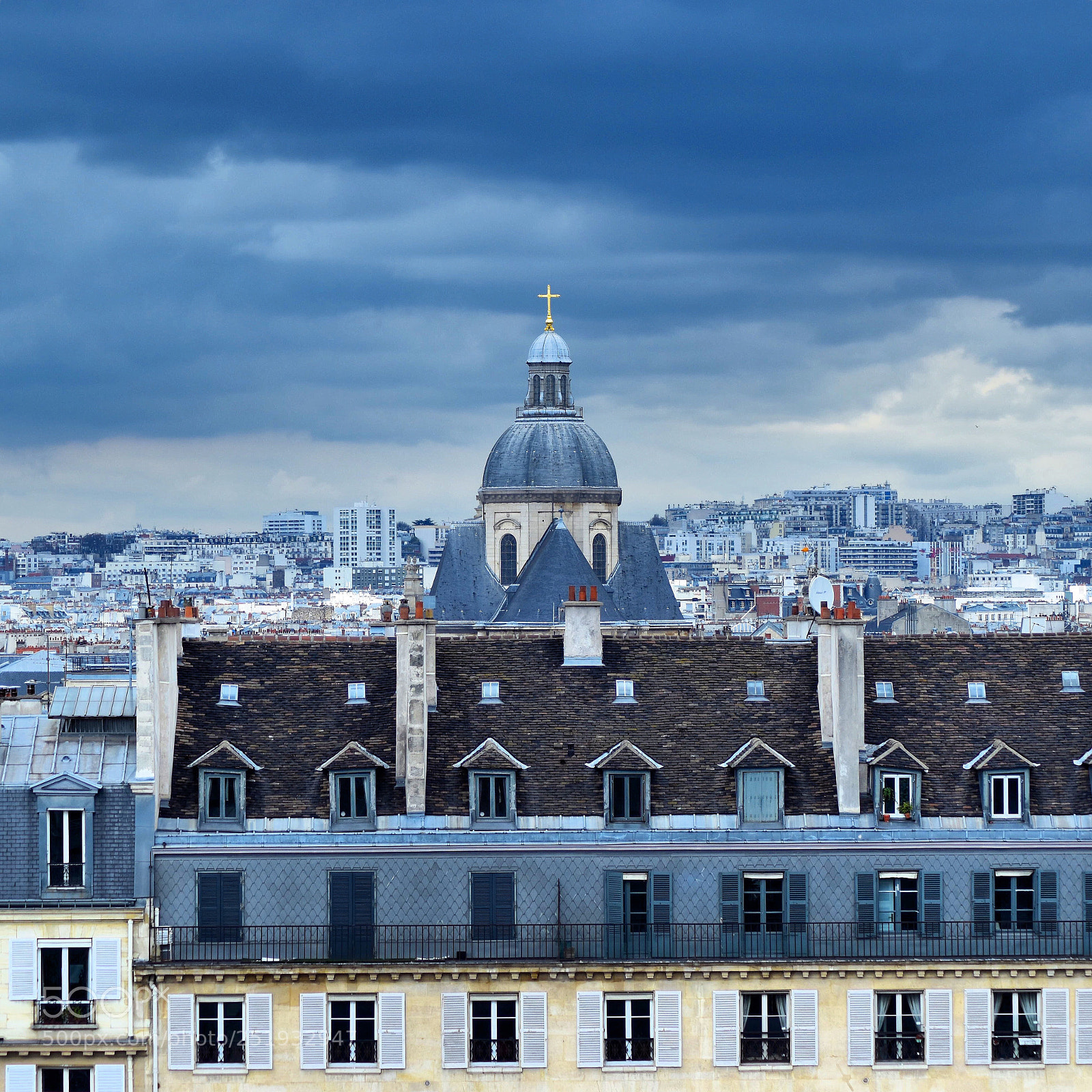 Nikon D5500 sample photo. Roofs of paris photography