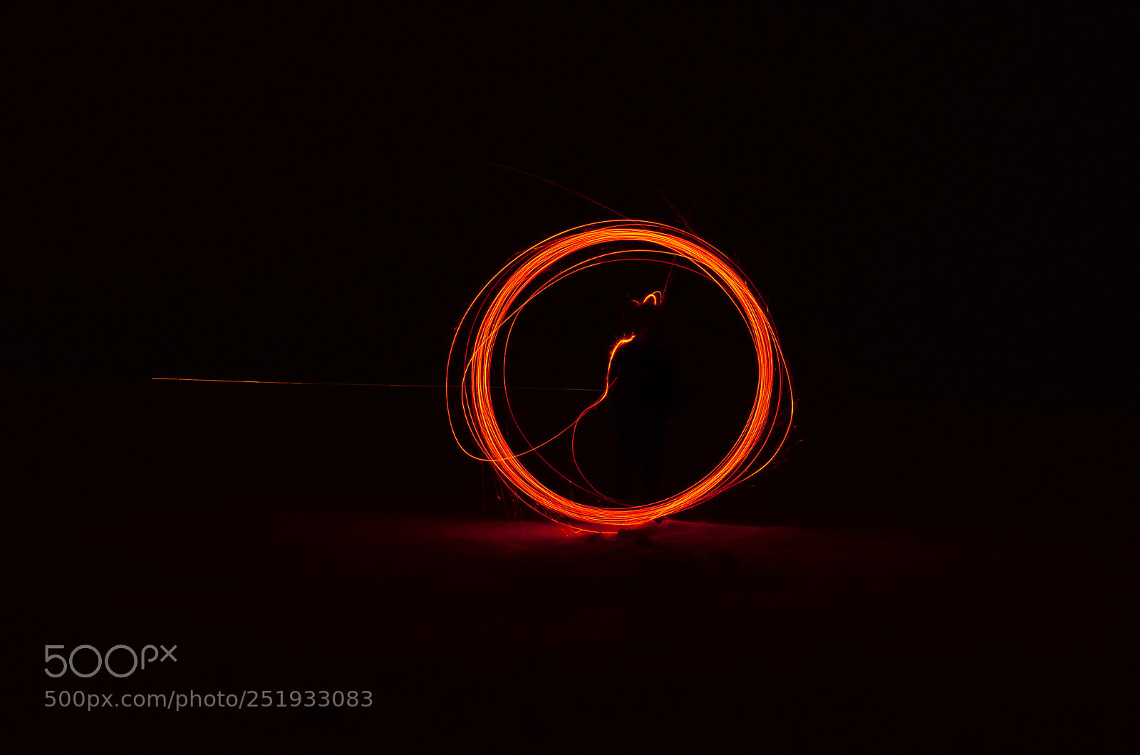 Nikon D5100 sample photo. Light circle photography
