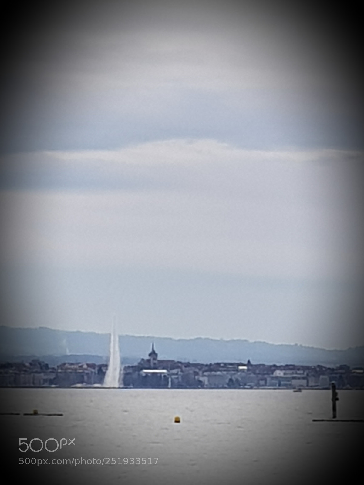 Samsung Galaxy S8 sample photo. Genève au loin photography