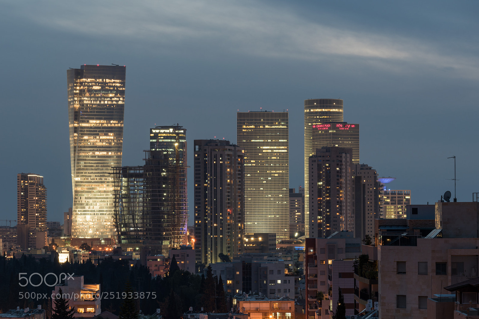 Nikon D5600 sample photo. Tel aviv nightfall photography
