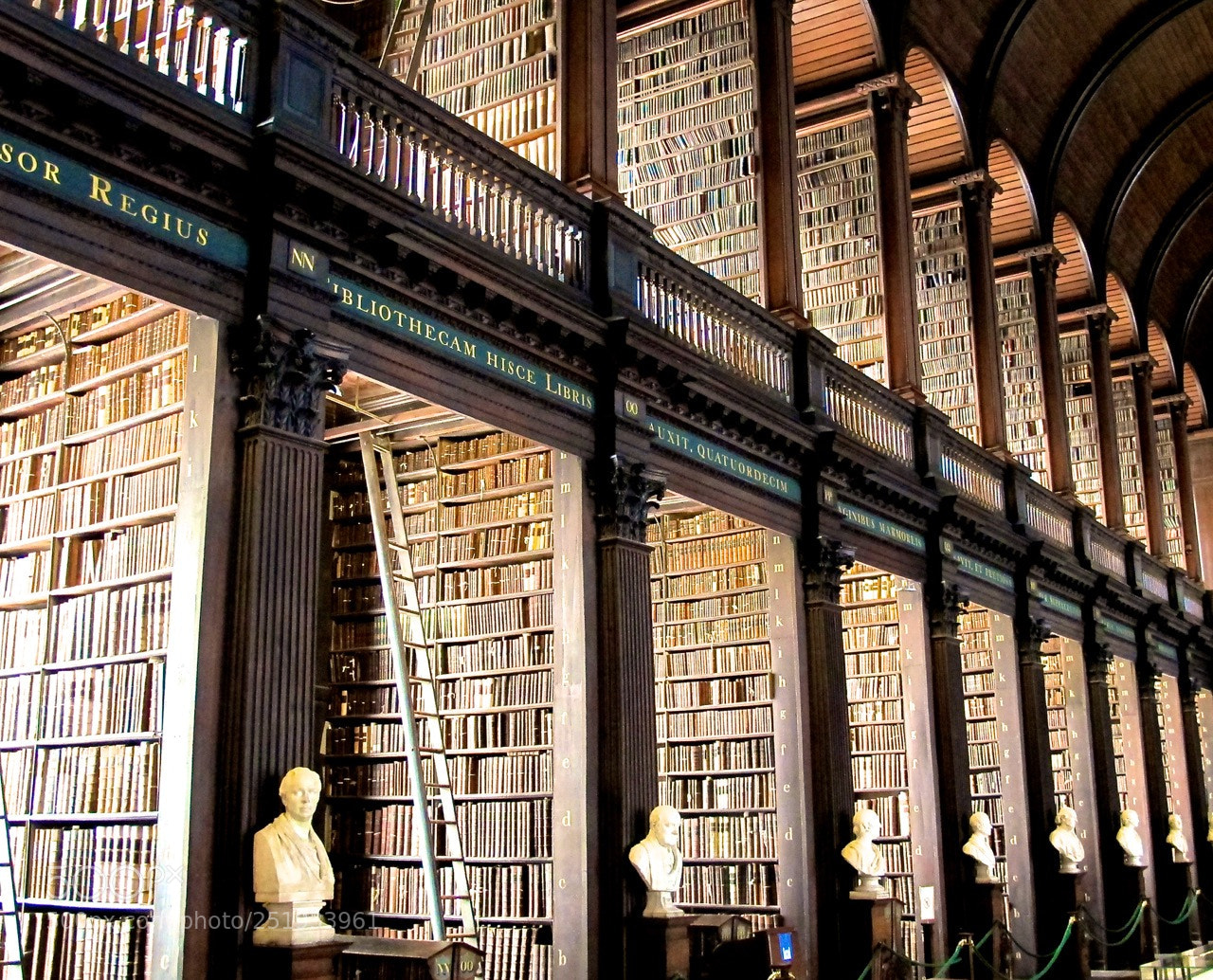 Canon PowerShot G12 sample photo. Library at trinity college photography