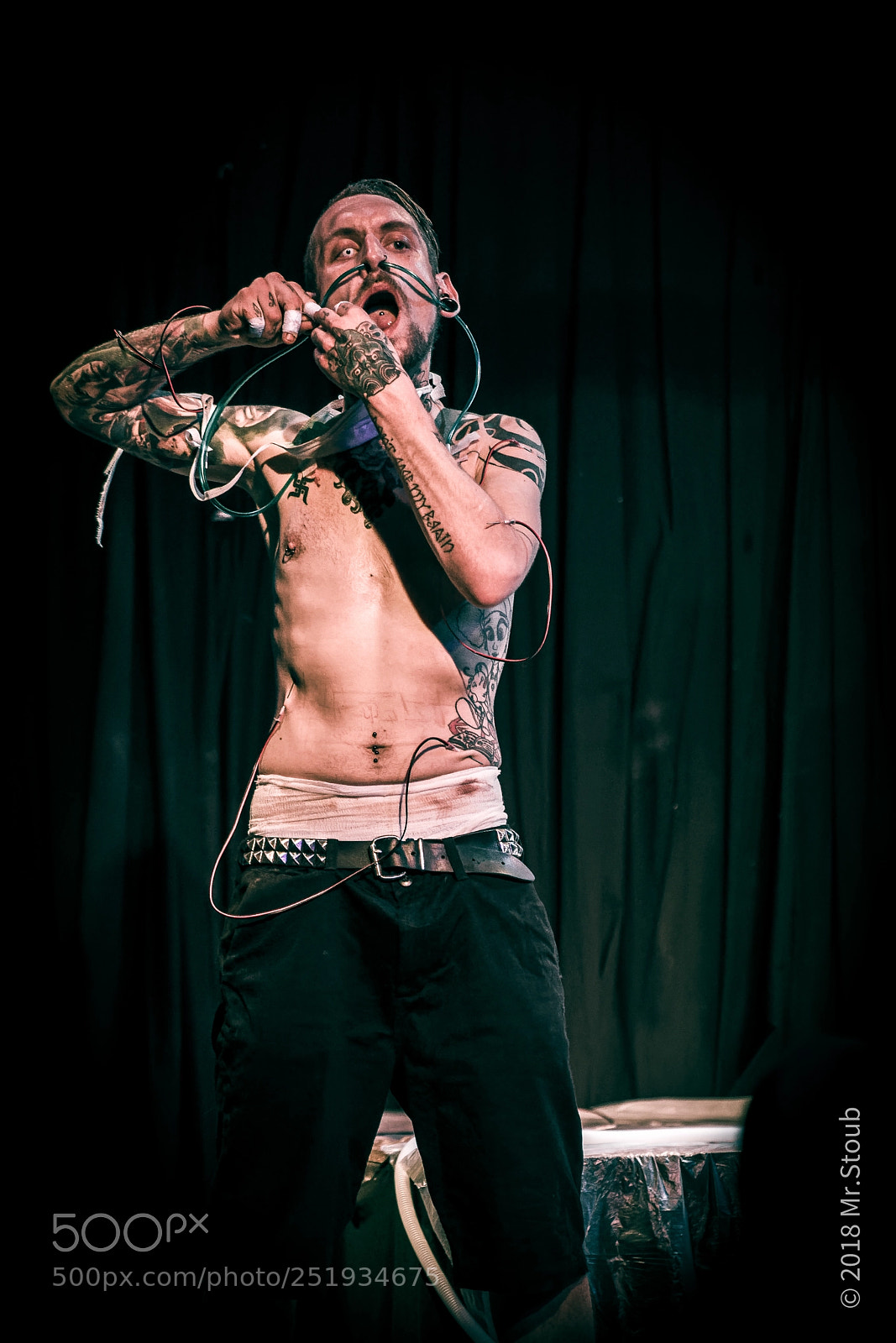 Sony a7R II sample photo. Xtreme body art performance photography