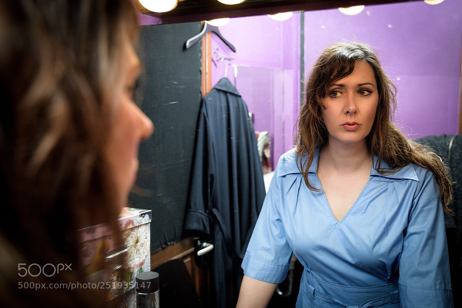 Nikon D810 sample photo. Backstage portrait  photography