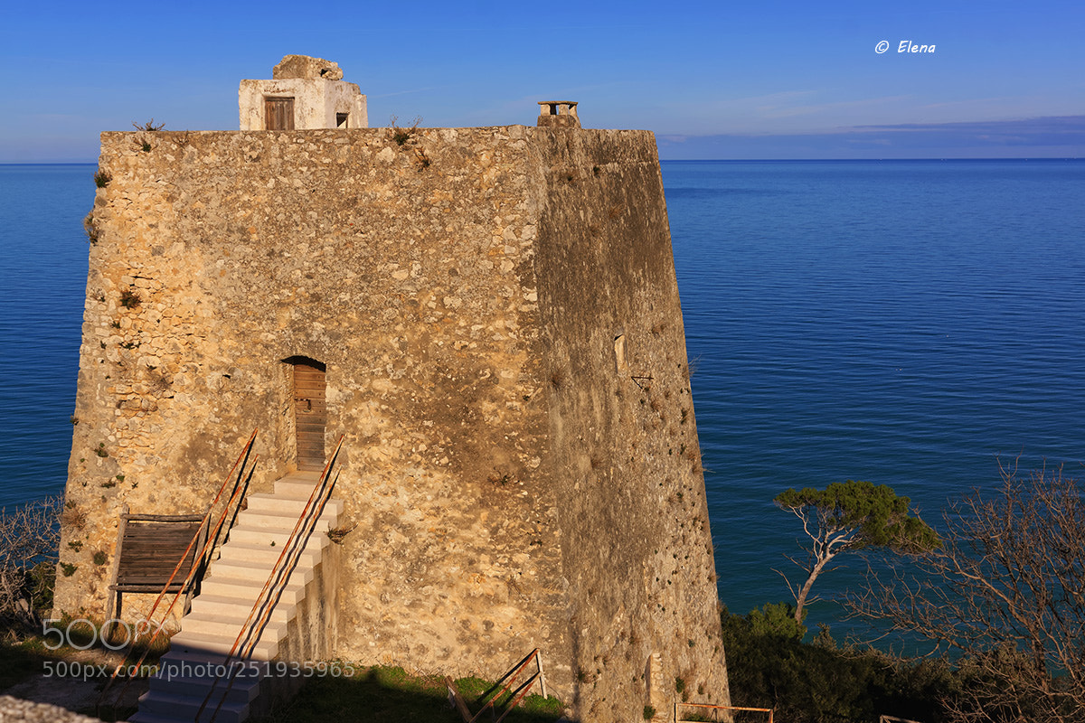 Canon EOS 50D sample photo. Peschici watchtower photography