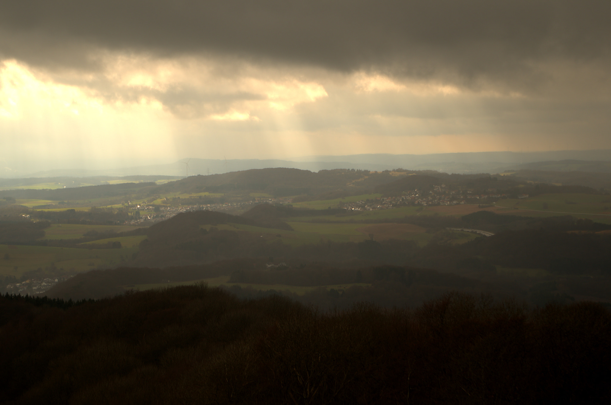 Pentax K-01 sample photo. Blick vom schaumbergturm photography