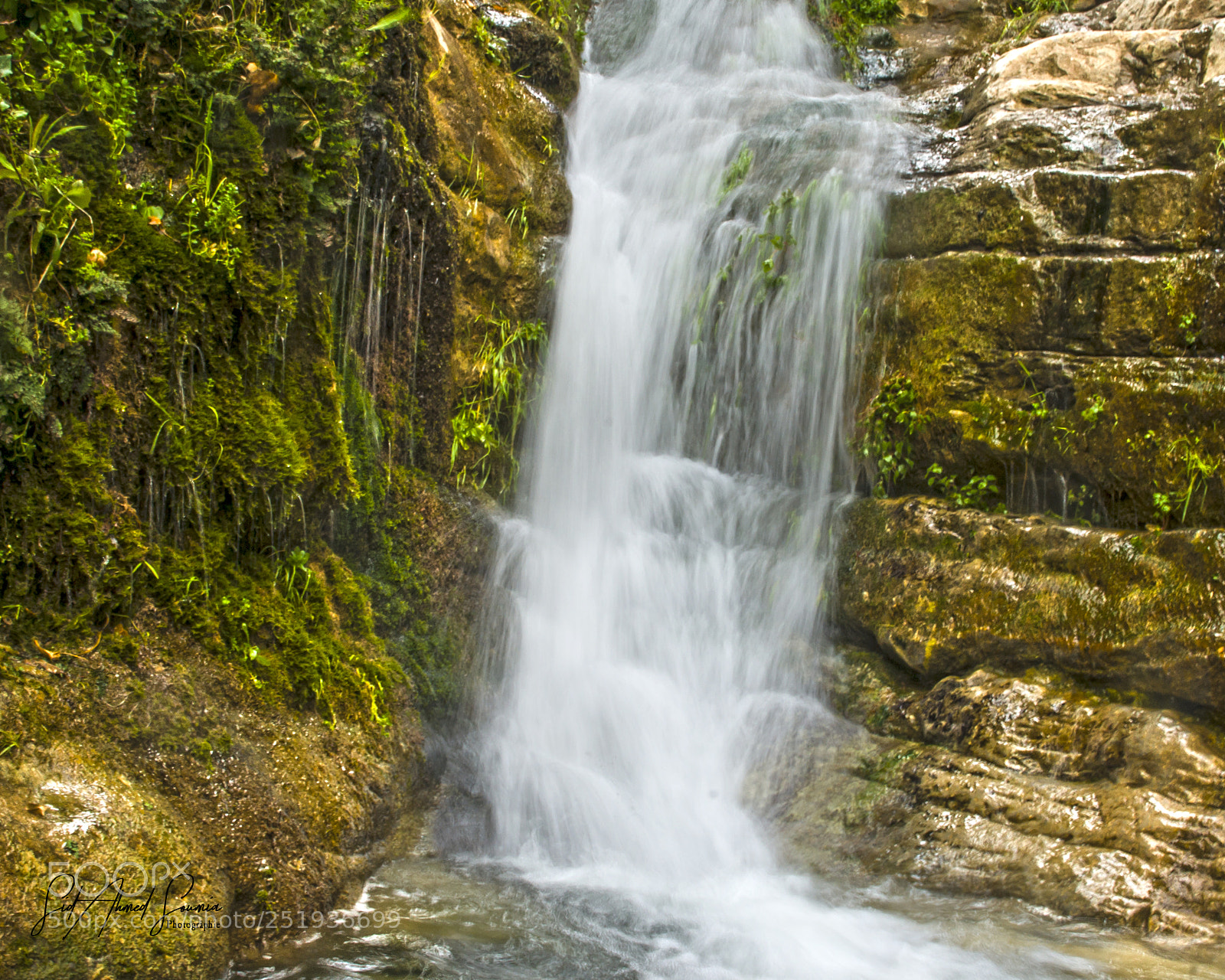 Sony Alpha DSLR-A450 sample photo. Waterfall, algeria photography