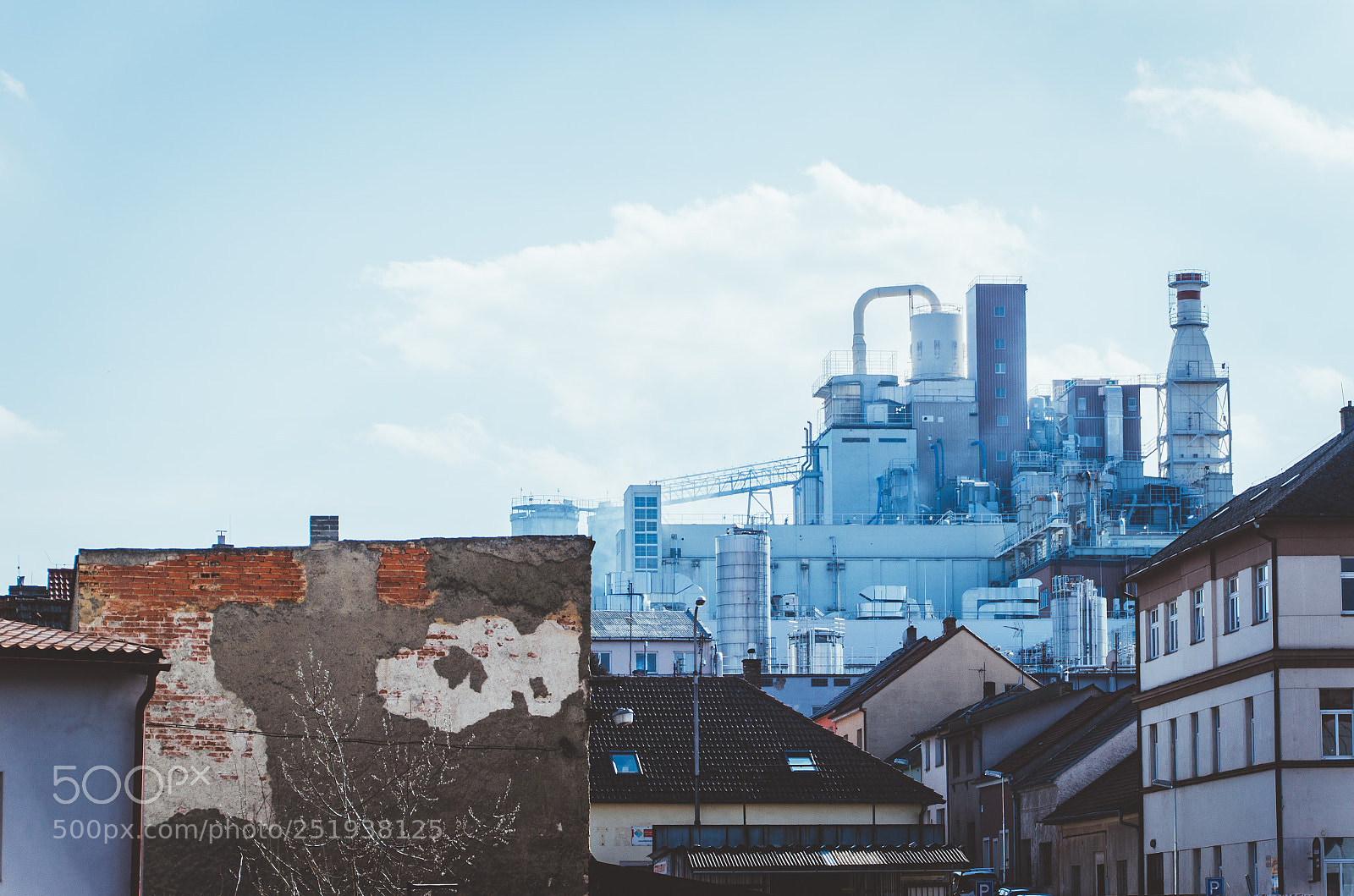 Nikon D7000 sample photo. City factory photography