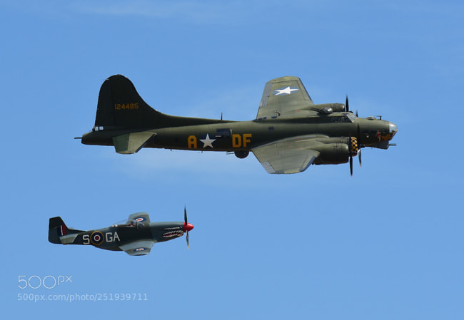Nikon D7200 sample photo. B-17 flying fortress p-51 photography