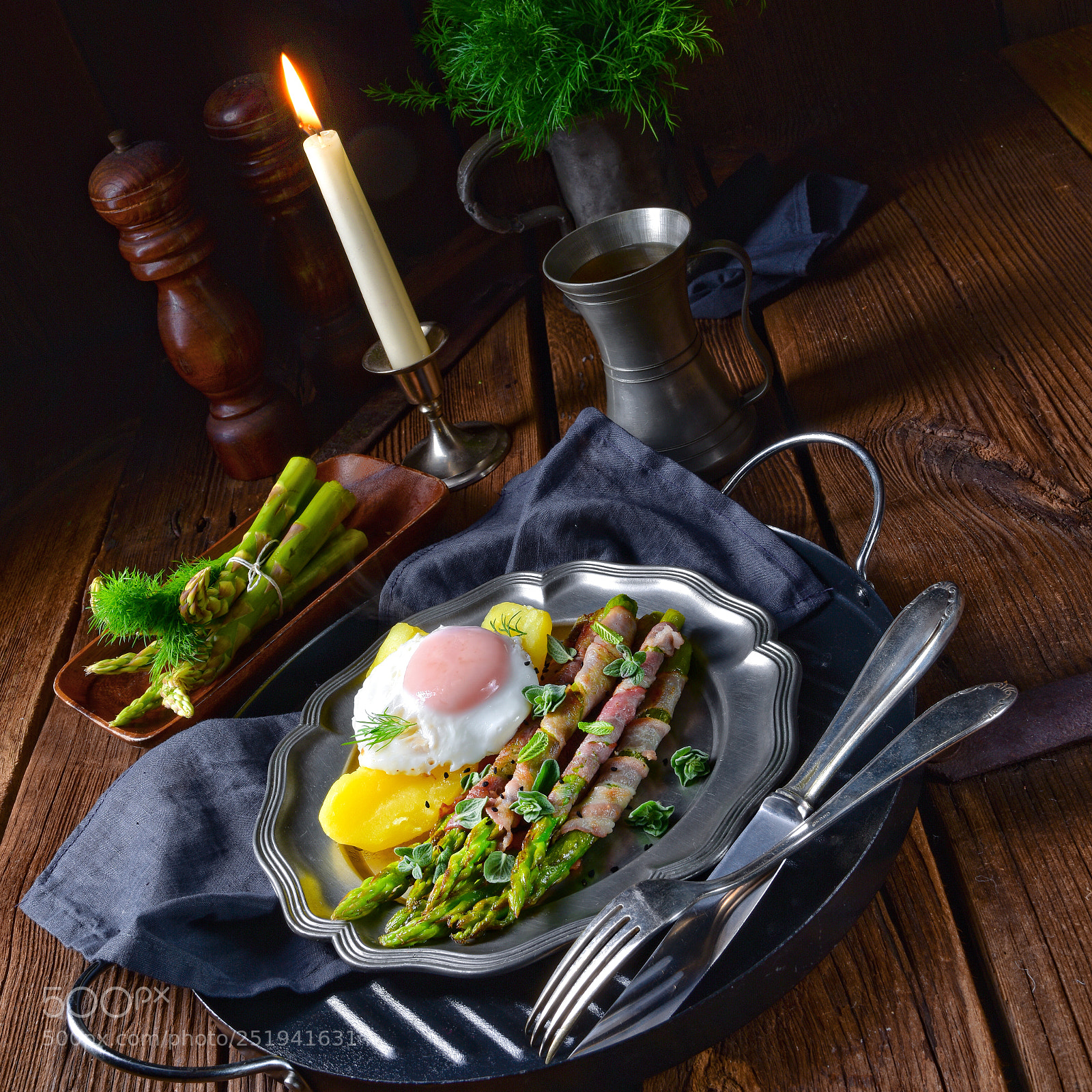 Nikon D810 sample photo. Green asparagus from the photography