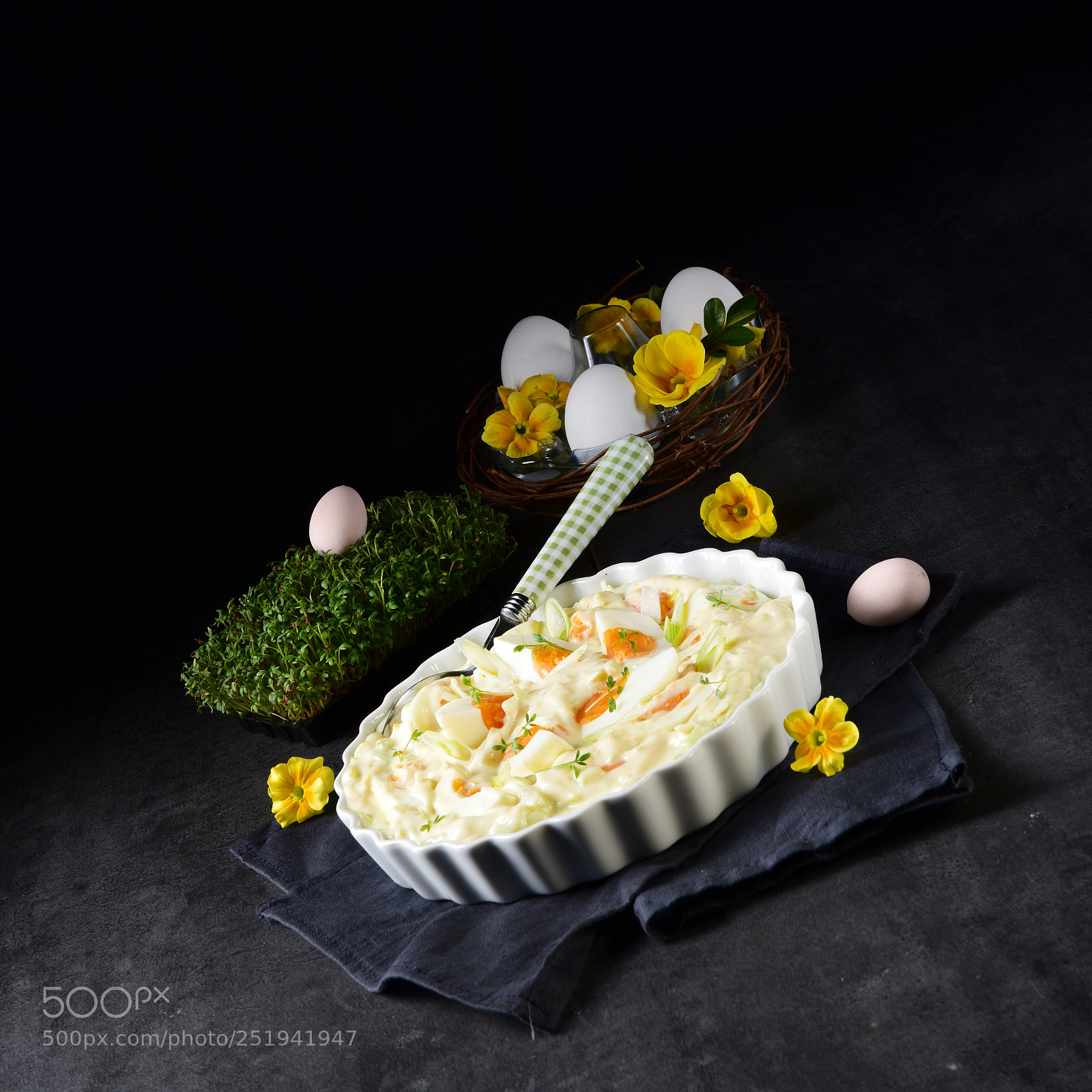 Nikon D810 sample photo. Spring egg salad with photography