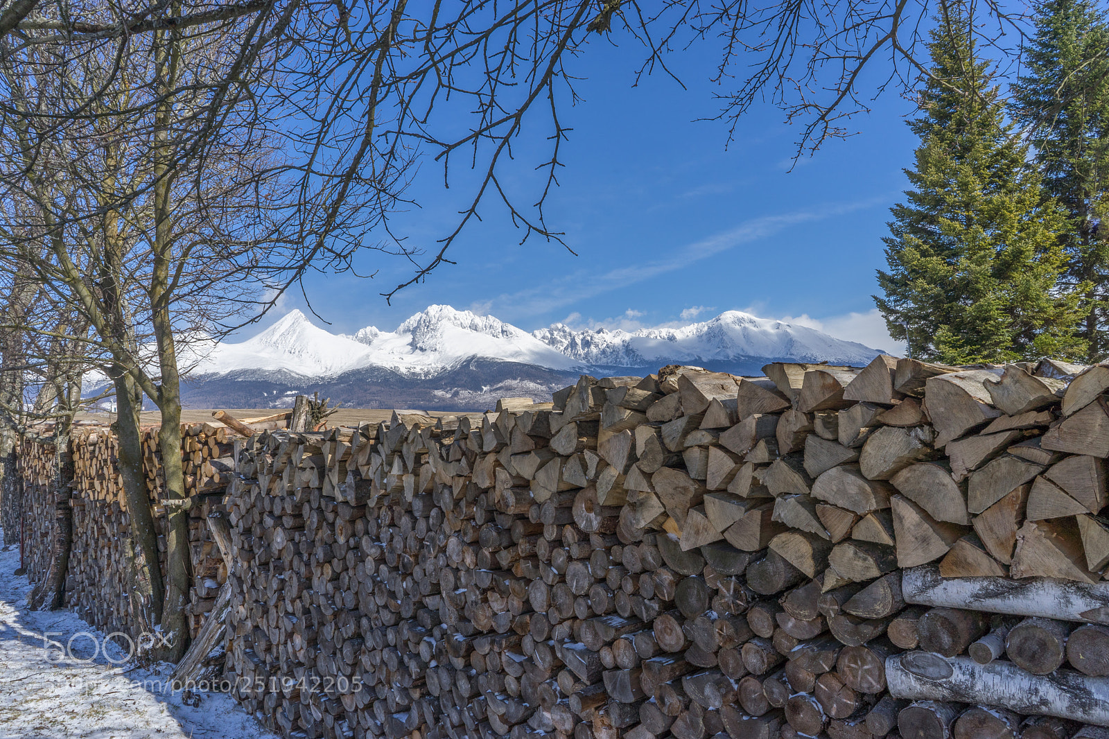 Sony a7 II sample photo. Winter landscape photography