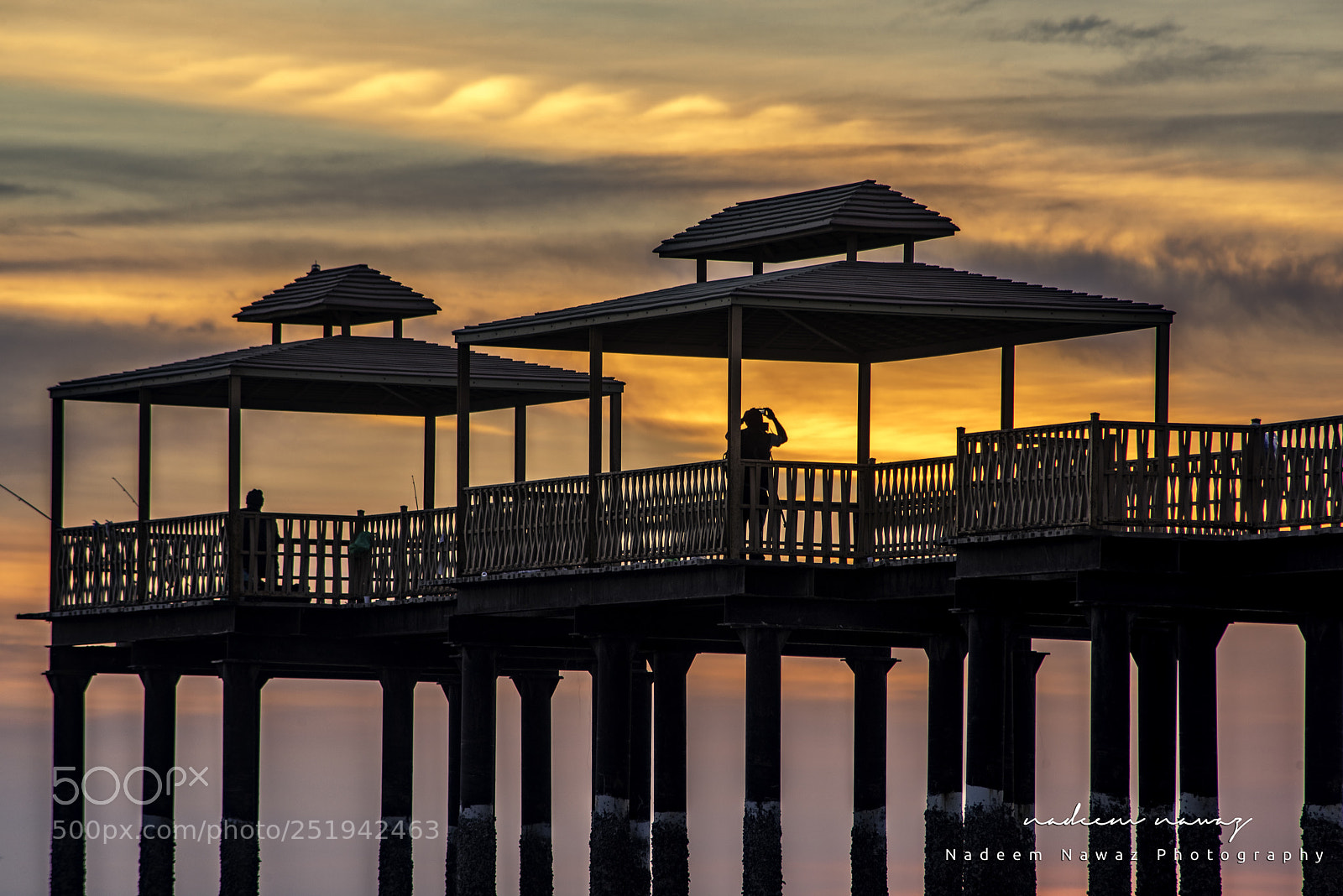 Nikon D810 sample photo. Kuwait towers fishing pier photography