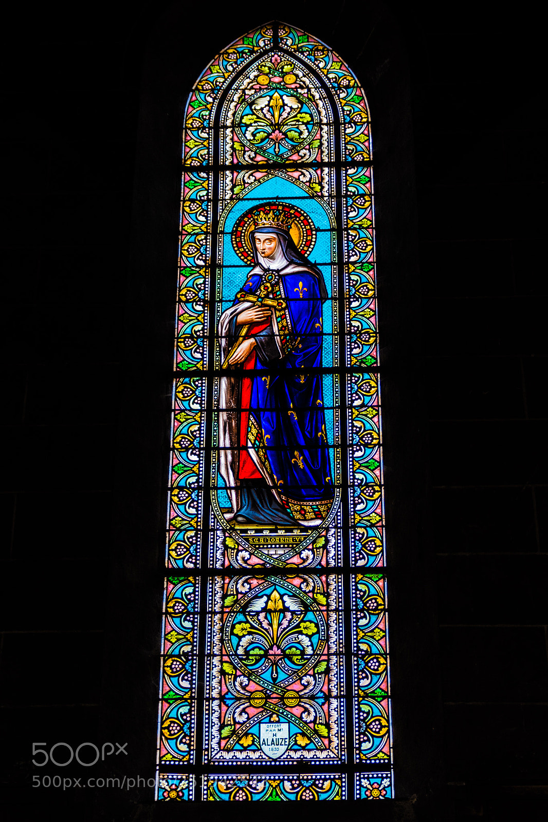 Nikon D7200 sample photo. Stained glass eglise saint-louis photography
