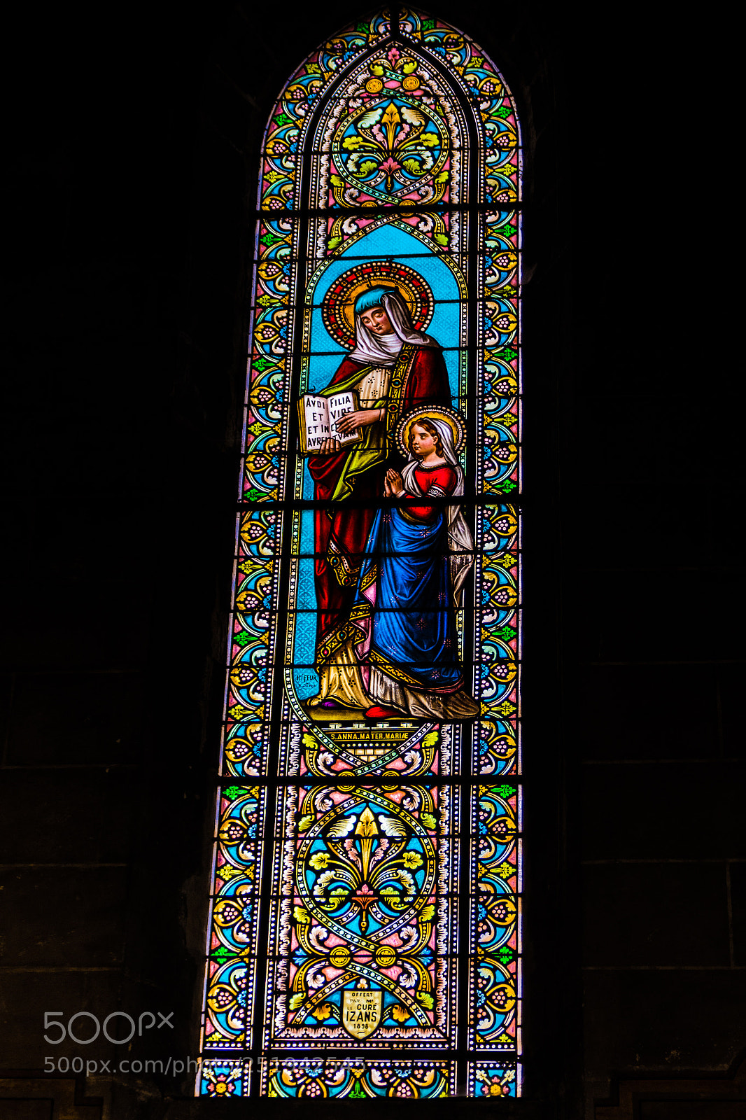 Nikon D7200 sample photo. Stained glass eglise saint-louis photography