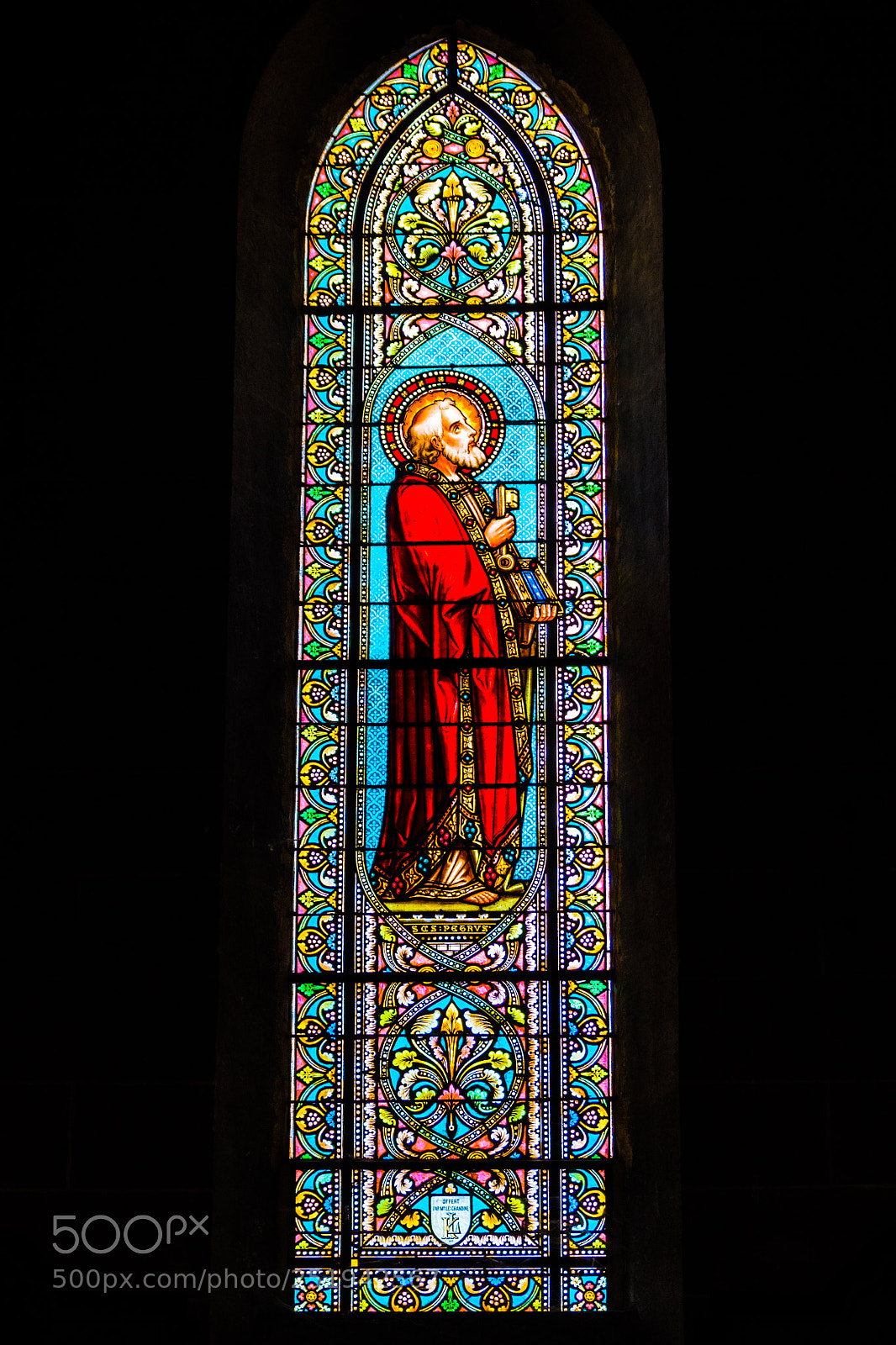 Nikon D7200 sample photo. Stained glass eglise saint-louis photography