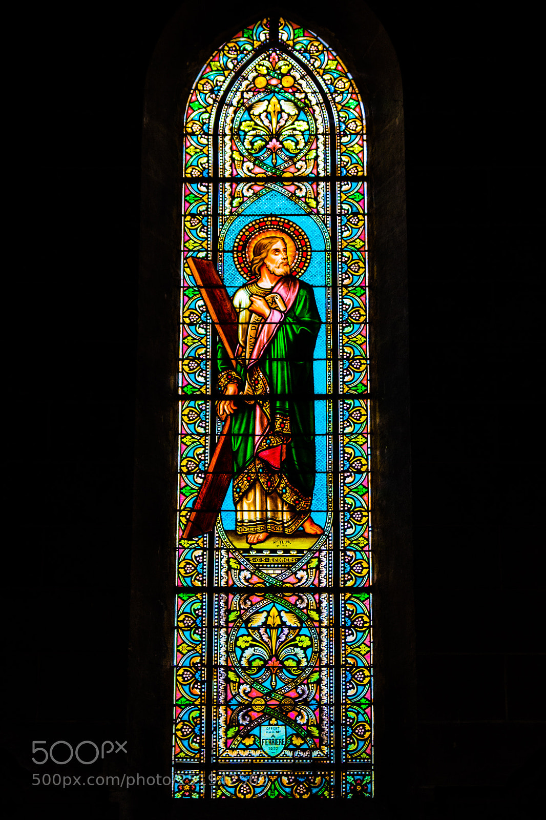 Nikon D7200 sample photo. Stained glass eglise saint-louis photography