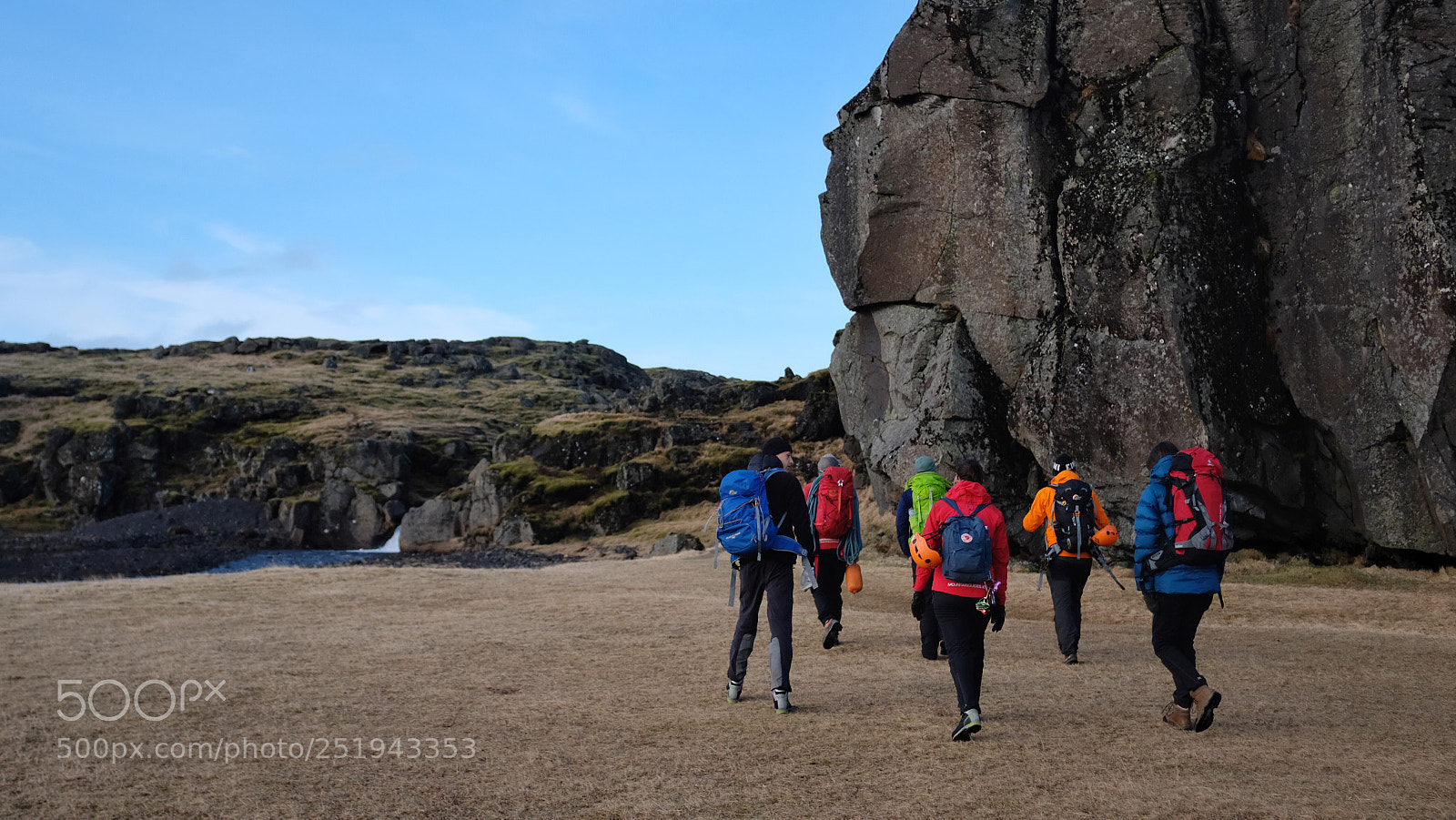 Fujifilm X100F sample photo. Climbers heading for a photography
