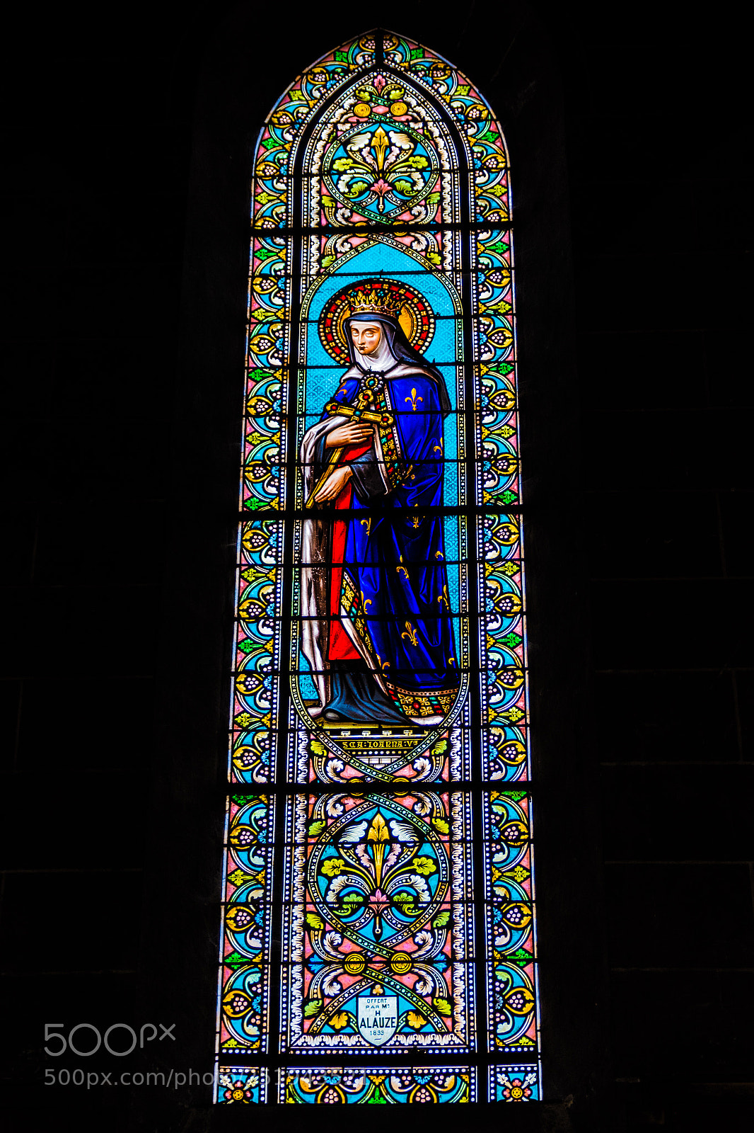 Nikon D7200 sample photo. Stained glass eglise saint-louis photography