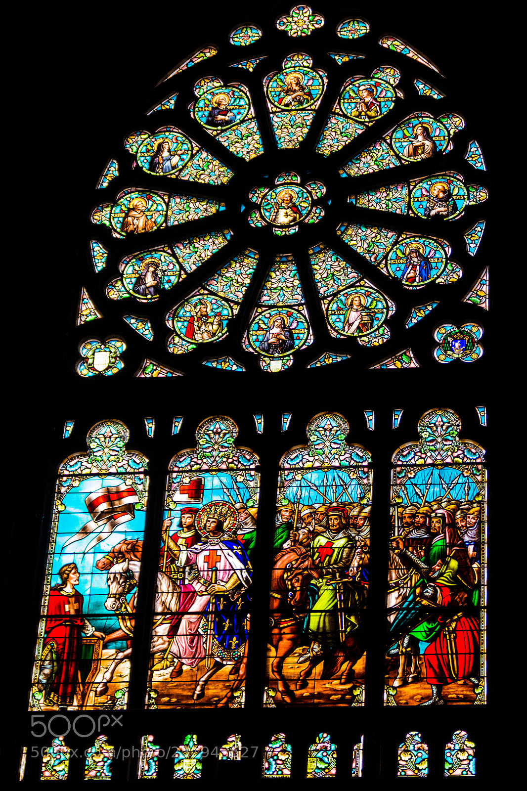 Nikon D7200 sample photo. Stained glass eglise saint-louis photography
