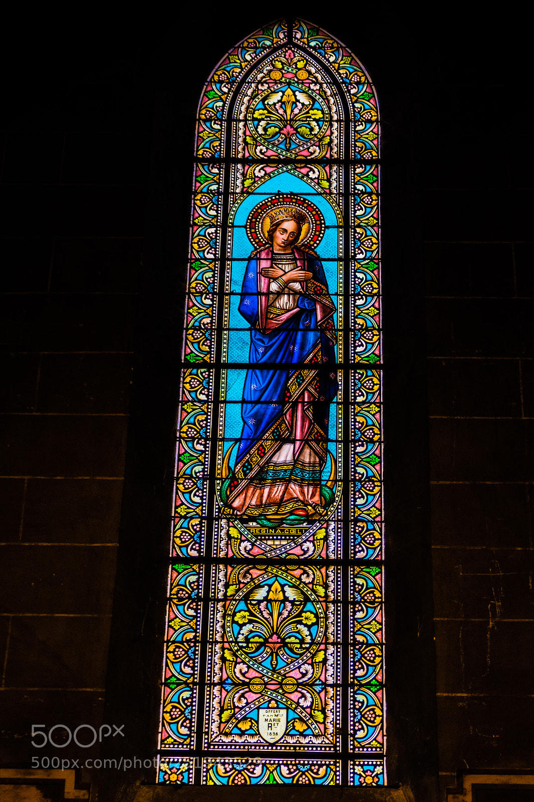 Nikon D7200 sample photo. Stained glass eglise saint-louis photography