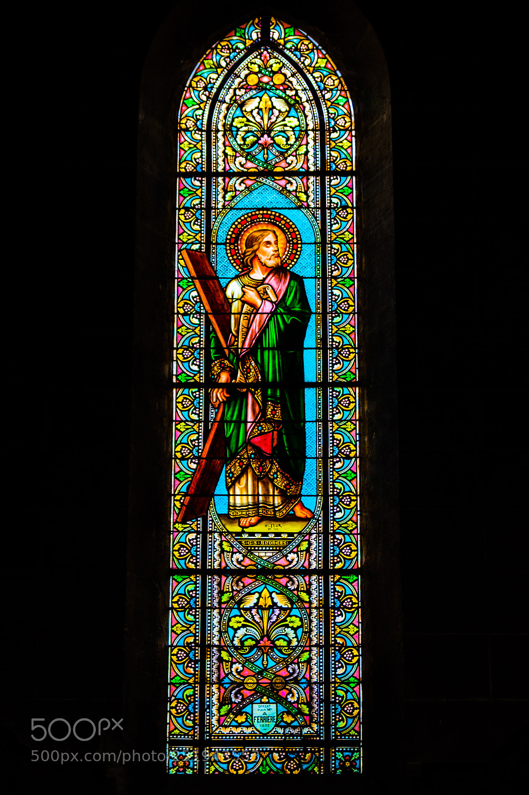 Nikon D7200 sample photo. Stained glass eglise saint-louis photography