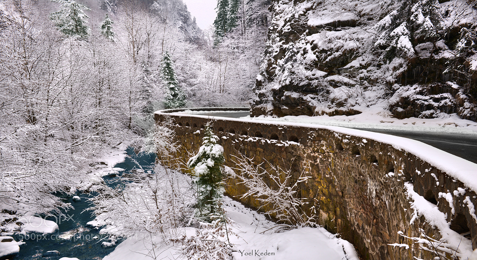 Nikon D800 sample photo. Snow in romania photography